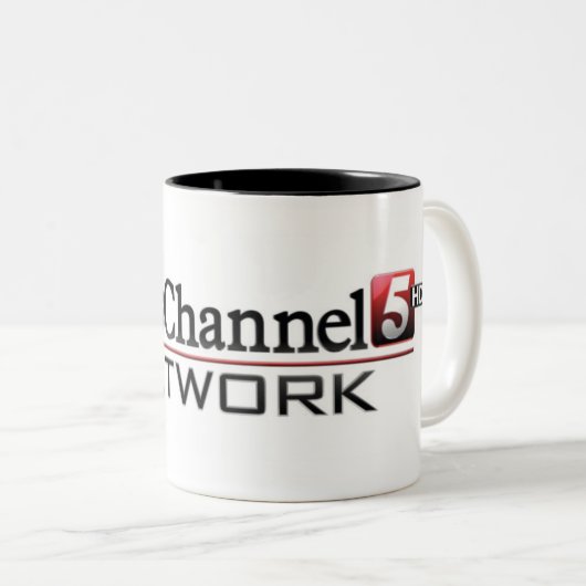 NewsChannel 5 HD Netz Zweifarbige Tasse (VorderseiteRechts)