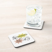 Newsflash Ich bin ein Abuela Geschenk Getränkeuntersetzer (Rechte Seite)