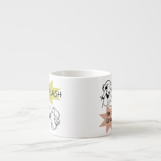 Newsflash Ich bin ein Gram Geschenke Espressotasse (Vorderseite)