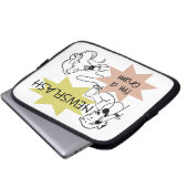 Newsflash Ich bin ein Gram Geschenke Laptopschutzhülle (Vorne Knopf)