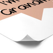 Newsflash Ich bin ein Oma T - Shirt und Geschenke Poster (Ecke)