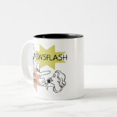 Newsflash I'm a Nana T-shirts and Gifts Zweifarbige Tasse (Vorderseite Links)