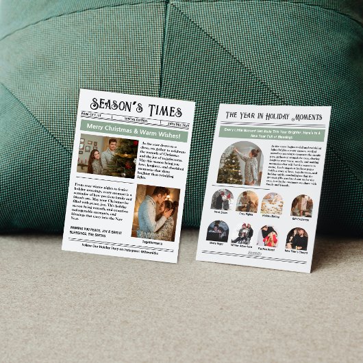 Newsletter Arch Foto Collage Weihnachten Vintag