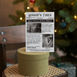 Newsletter Arch Multi Foto Weihnachten Schwarz-wei