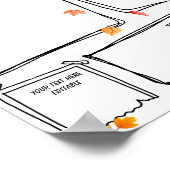 Newsletter der Herbstschule Poster (Ecke)