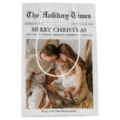 Newsletter der Zeitung Weihnachten FotoCollage Mittlere Geschenktüte (Vorderseite)