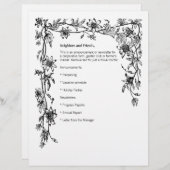 Newsletter "Reben und Blume" (Vorne/Hinten)