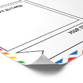 Newsletter-Vorlage Poster (Ecke)