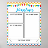 Newsletter-Vorlage Poster (Vorne)