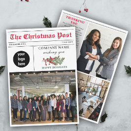Newsletter Weihnachten Zeitung Business Corporate