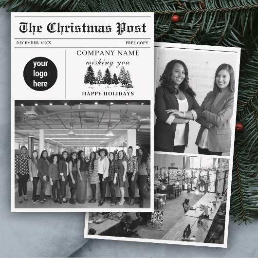 Newsletter Weihnachten Zeitung Business Corporate