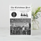 Newsletter Weihnachten Zeitung Business Corporate (Stehend Vorderseite)