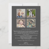 Newsletter "Weihnachtsgrün" - Frohes Neues Jahr Feiertagskarte (Rückseite)