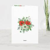 Newsletter & Weihnachtsgrüße Karte (Rückseite)