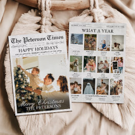 Newsletter Zeitung Weihnachten Was für ein Jahr Fo