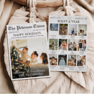 Newsletter Zeitung Weihnachten Was für ein Jahr Fo