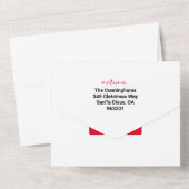 Newsletter zu Weihnachten 🎄 ✨ Foto All In One Einladung (Rückseite)