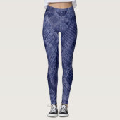 NEWSPAPER - Blau Leggings (Vorderseite)
