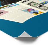 Newspaper Breaking News Black Cat Au Journal _1  Poster (Ecke)