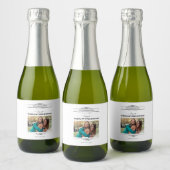 Newspaper Bridesmaid Proposal Retro Script Font Schaumweinetikett (Flaschen)