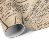 Newspaper pages with antique advertising. Vintage Geschenkpapier (Rolleneckpunkt)