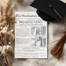 Newspaper Photo Graduation