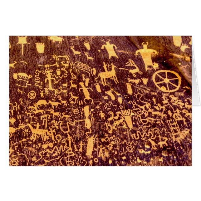 Newspaper Rock Amerikanische Ureinwohner Utah (Vorderseite (Horizontal))