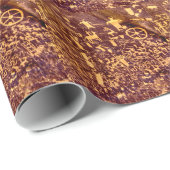 Newspaper Rock Amerikanische Ureinwohner Utah Geschenkpapier (Rolleneckpunkt)