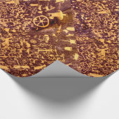 Newspaper Rock Amerikanische Ureinwohner Utah Geschenkpapier (Ecke)