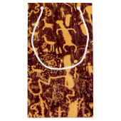 Newspaper Rock Amerikanische Ureinwohner Utah Kleine Geschenktüte (Rückseite)