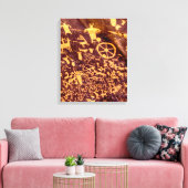 Newspaper Rock Amerikanische Ureinwohner Utah Leinwanddruck (Insitu (Wohnzimmer))