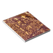 Newspaper Rock Amerikanische Ureinwohner Utah Notizblock (angewinkelt)