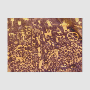 Newspaper Rock Amerikanische Ureinwohner Utah Seidenpapier
