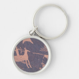 Newspaper Rock, S.P., ABER in der Nähe von Montice Schlüsselanhänger