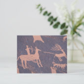 Newspaper Rock, S.P., UT Near Monticello. Postkarte (Stehend Vorderseite)