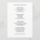 Newspaper Style Doctor Retirement Card | Custom Einladung (Rückseite)