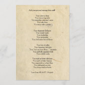 Newspaper Style Doctor Retirement Card | Custom Einladung (Rückseite)