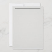 Newspaper-Style Wedding Save the Date (Rückseite)