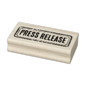Newspaper Themed Distressed Press Release Gummistempel (Stempel)