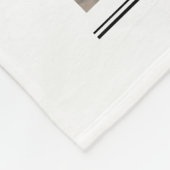 Newspaper What A Year Black White Photo Christmas Fleecedecke (Ecke)