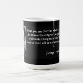 NEWSPEAK UND DIE GEDANKENPOLIZEI (ORWELL) KAFFEETASSE (Mittel)