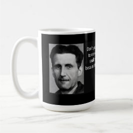 NEWSPEAK UND DIE GEDANKENPOLIZEI (ORWELL) KAFFEETASSE