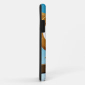 Newsprint Cartoon Owl Case-Mate iPhone Hülle (Hinten/Rechts)