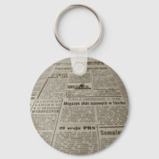 Newsprint Schlüsselanhänger