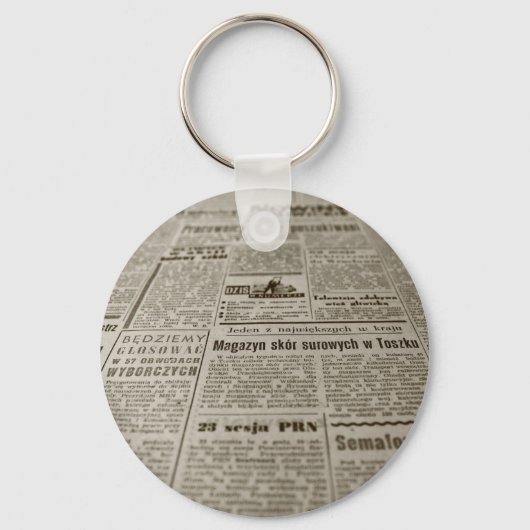 Newsprint Schlüsselanhänger (Vorderseite)