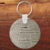 Newsprint Schlüsselanhänger (Vorderseite)