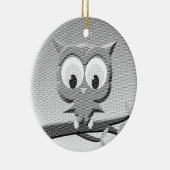 Newsprint-Schüssel in Schwarz und Weiß Keramik Ornament (Rechts)