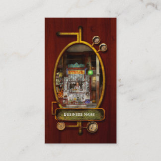 Newsstand - Stehender Raum nur 1908 Visitenkarte