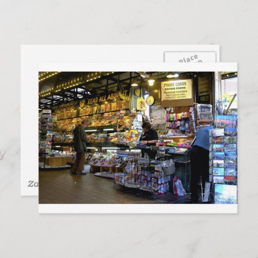 Newstand Postkarte (Vorne/Hinten)