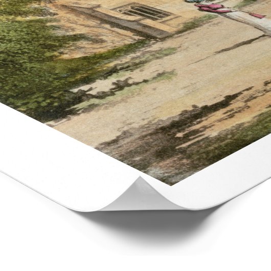 Newstead Abbey, from R. Ackermann’s (1764-1834) 'R Poster (Ecke)